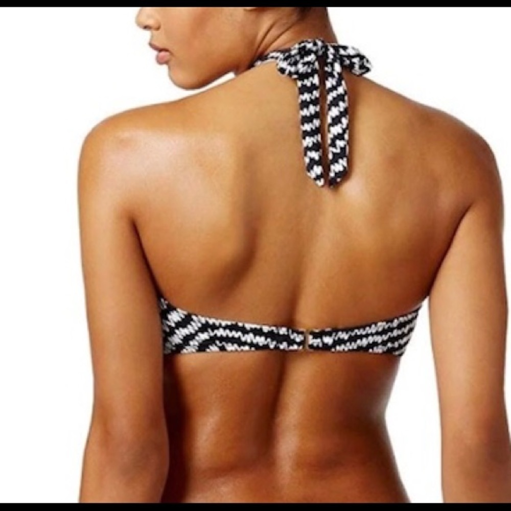 Bar III High-Neck Halter Bikini Top - Picture 2 of 3
